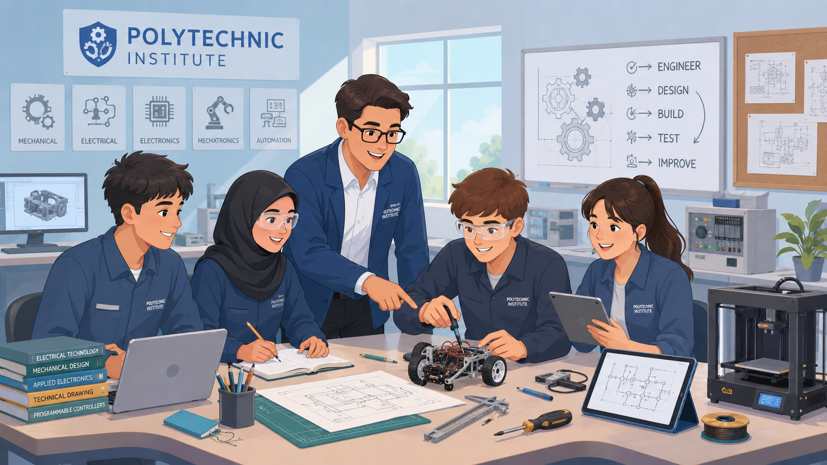 Polytechnic illustration