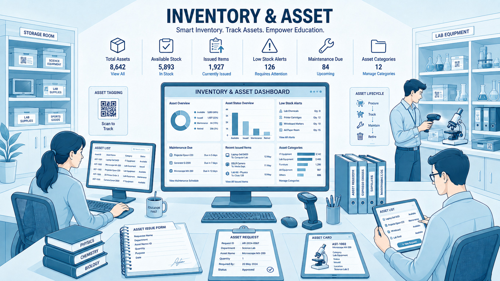 Inventory & Asset illustration