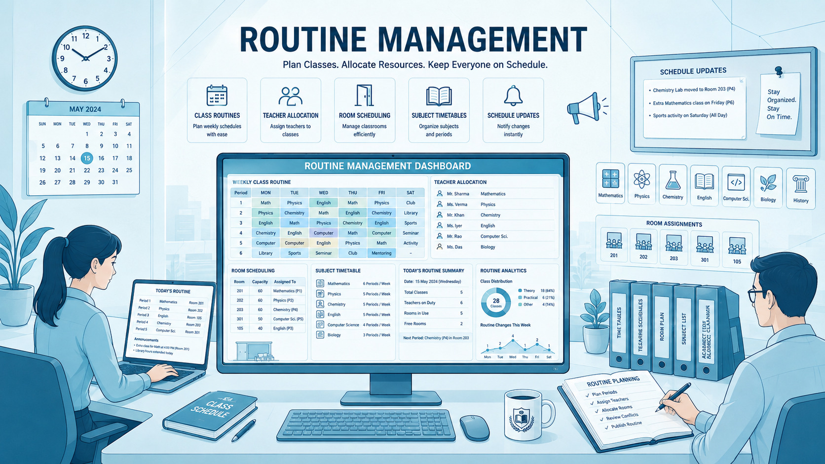 Routine Management illustration