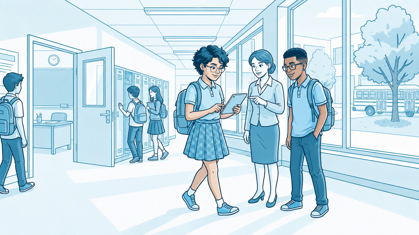 Student & Parent Portal illustration