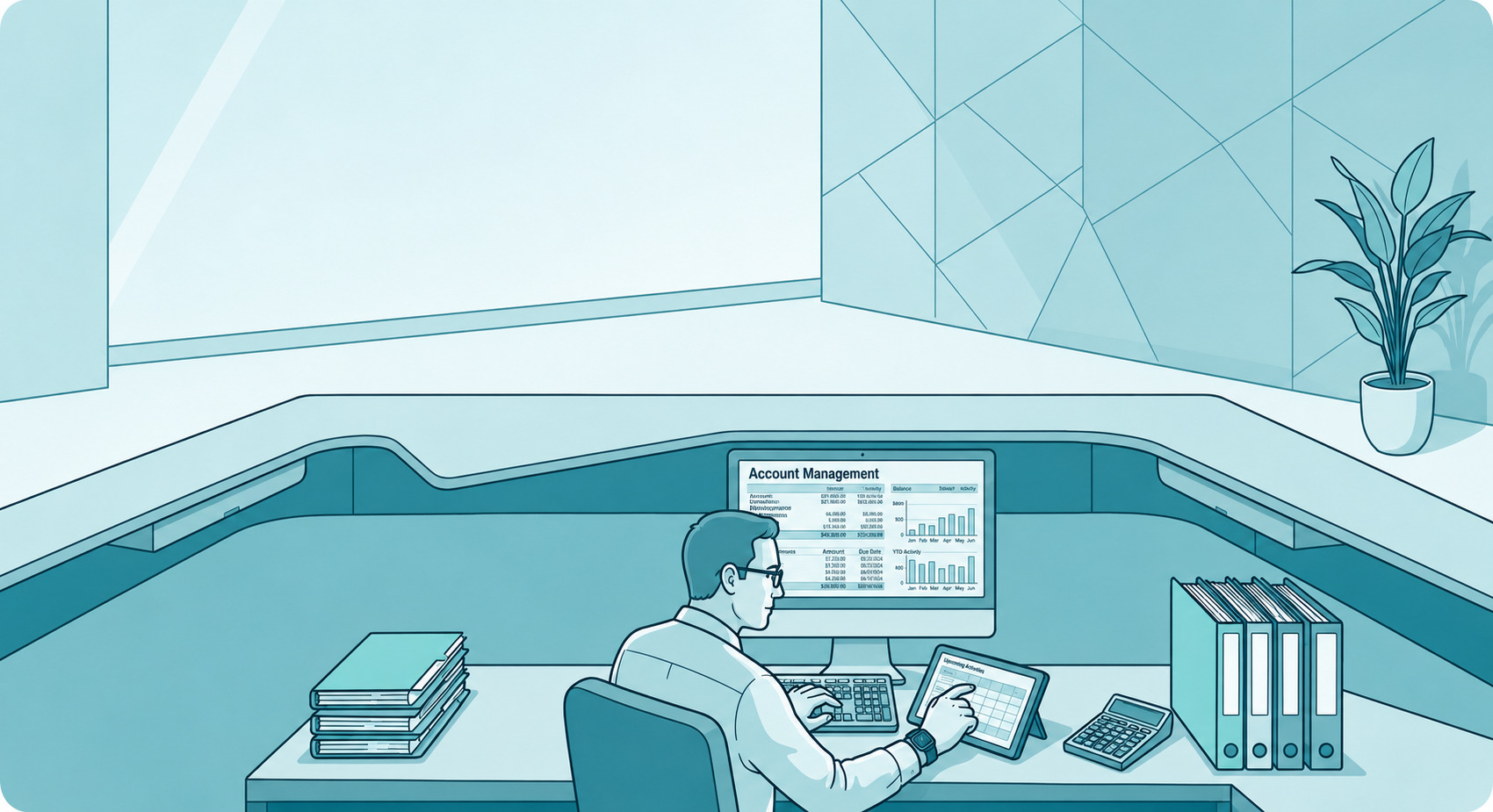 Accounts & Finance illustration